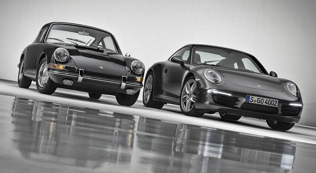 Porsche old new 2013 50 years - F