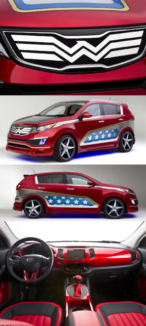 Wonder Woman Kia Sportage col