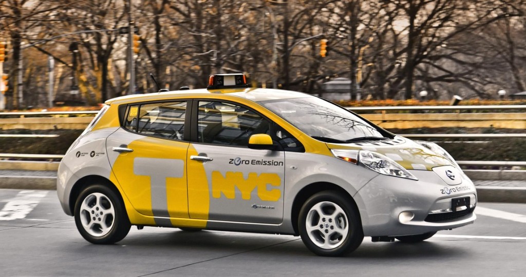 Nissan leaf taxi new york #3