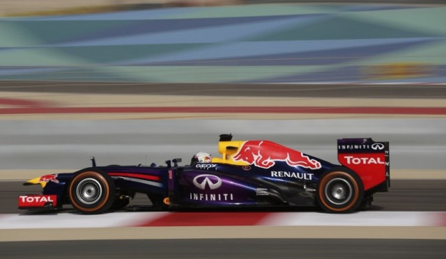 Renault-engined Red Bull Racing’s Sebastian Vettel