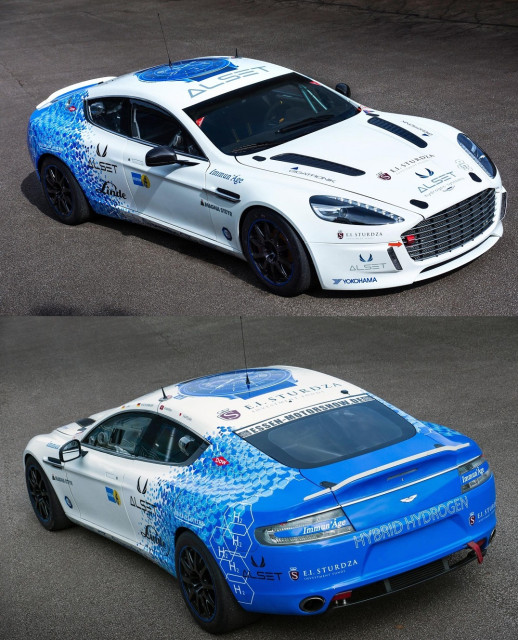 Aston Martin Hybrid Hydrogen Rapide S Race Car c