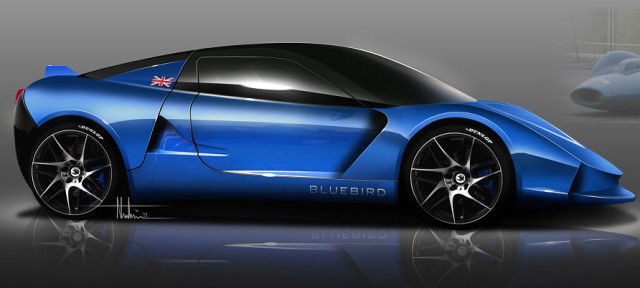 The Bluebird DC50 electric sportscar